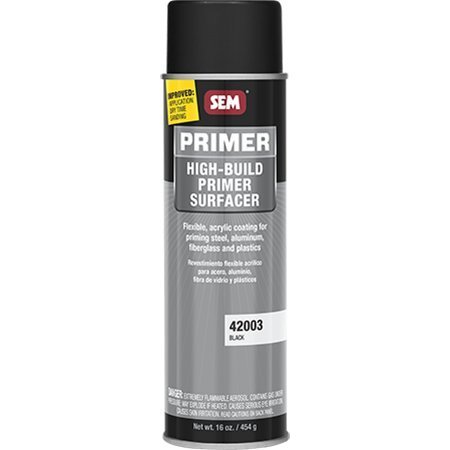 SEM PRODUCTS BLK HIGH BUILD PRIMER AEROSOL SE42003